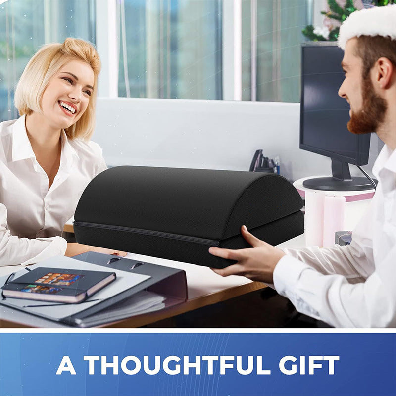 Ergonomic Adjustable Foot Rest – Memory Foam Desk Support